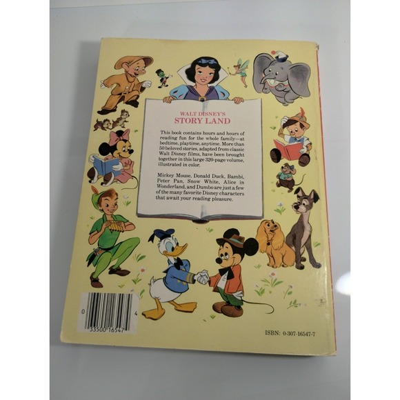 Disney Storyland Book Paperback Vintage 1987 Western Publishing Company - Picture 2 of 9